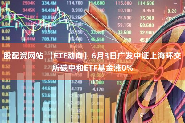 股配资网站 【ETF动向】6月3日广发中证上海环交所碳中和ETF基金涨0%
