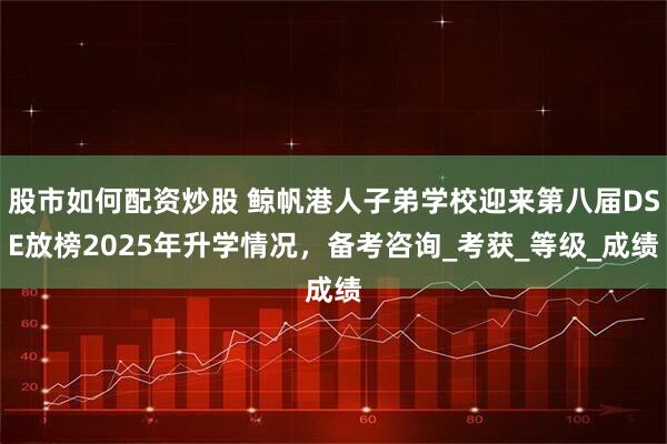 股市如何配资炒股 鲸帆港人子弟学校迎来第八届DSE放榜2025年升学情况，备考咨询_考获_等级_成绩